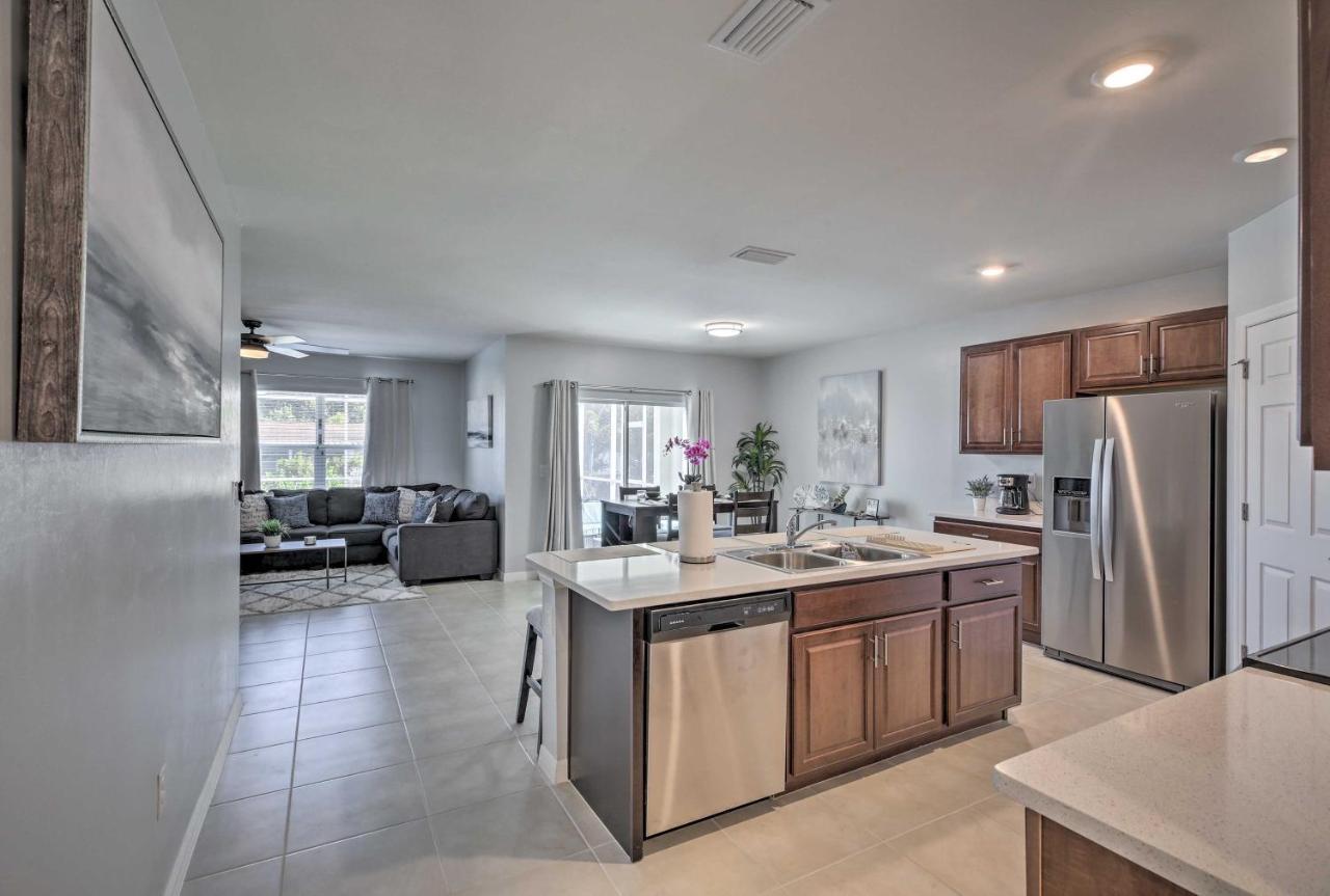 Modern Home With Heated Pool, 3 Mi To Beach Cape Coral Exterior photo