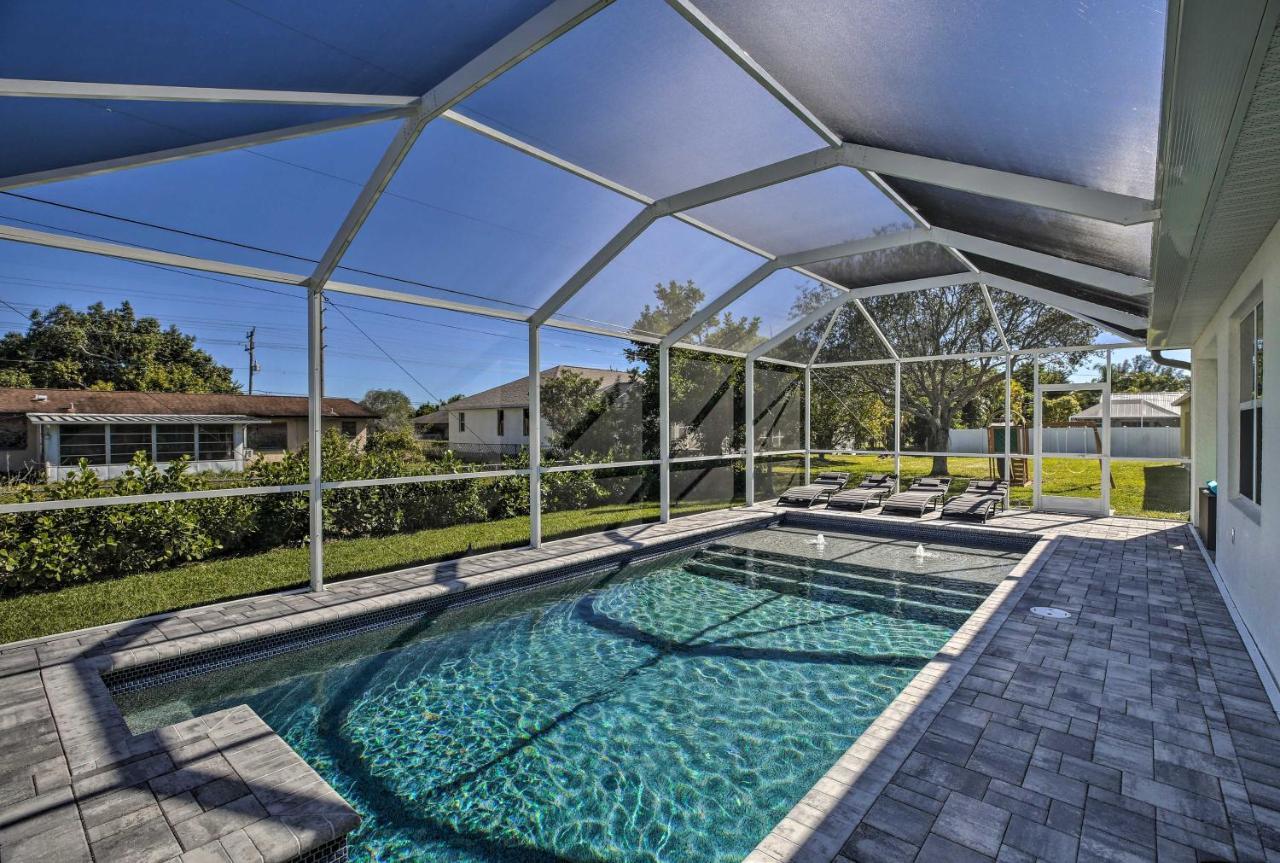 Modern Home With Heated Pool, 3 Mi To Beach Cape Coral Exterior photo
