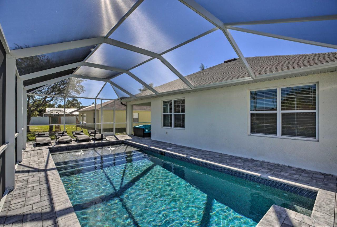 Modern Home With Heated Pool, 3 Mi To Beach Cape Coral Exterior photo