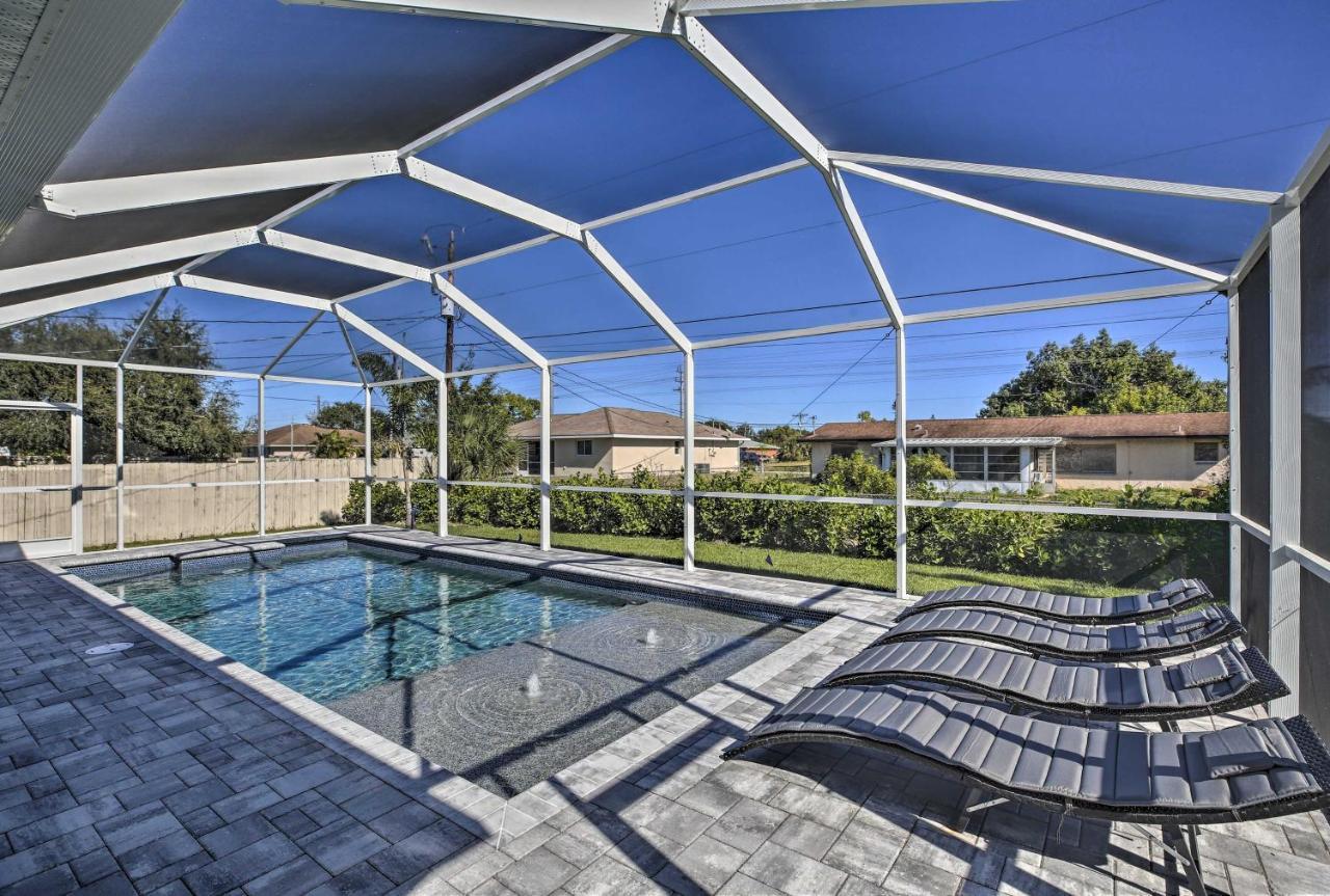 Modern Home With Heated Pool, 3 Mi To Beach Cape Coral Exterior photo